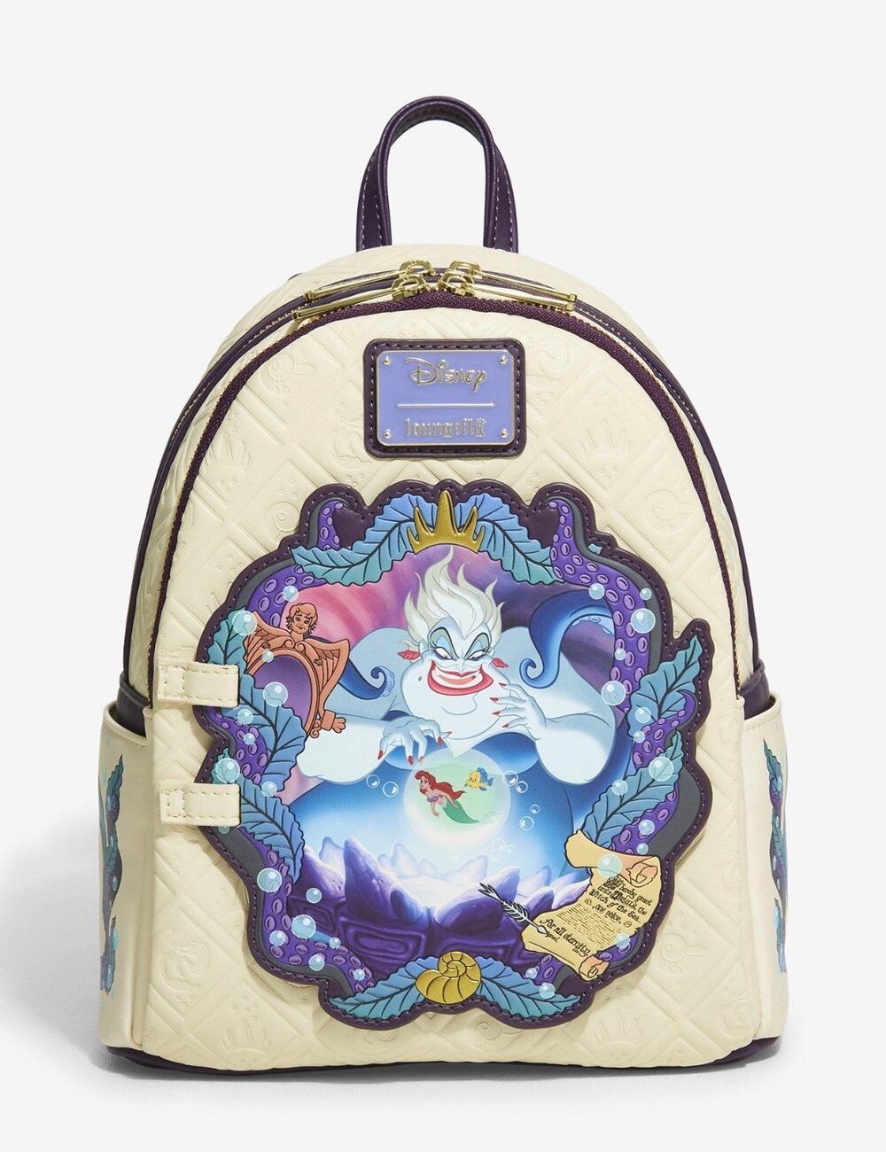 Loungefly The Little Mermaid URSULA Magical Projection Door Backpack NWT